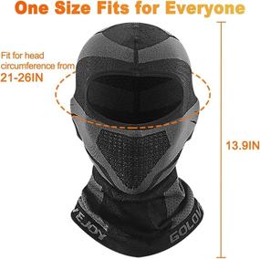 img 1 attached to Ultimate Protection with the Newest Balaclava Face Mask: Stay Warm and Windproof on the Slopes! Best Winter Gear for Men and Women