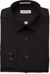 img 1 attached to Pierre Cardin Classic Broadcloth Spread Men's Clothing and Shirts