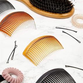 img 3 attached to 💇 Women's Hair Side Combs - 4 Color Variations, 36 Pack