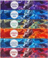 invigorating incense sticks variety pack: ocean, lavender, jasmine, lemon, rose - perfect for aromatherapy, relaxation, and yoga gift логотип