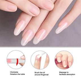 img 1 attached to 💅 Enhance Nail Health with Nail Cuticle Oil Pen: 12pcs Gel Nail Oil Pen for Deep Nourishment, Vitamin-Enriched Moisturization, and Gel Nail Care