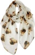 gerinly animal print scarves pattern women's accessories logo