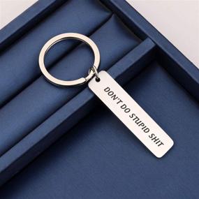 img 3 attached to 🤣 CYTING Funny Keychain - Hilarious Sarcasm Gift For Family & Friends: Avoiding Stupid Mistakes!