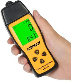 img 4 attached to 🔍 ANPIGGY Handheld Carbon Monoxide Meter: High Precision CO Tester & Detector, Portable Gas Leak Detector, LCD Monitor 0-1000ppm