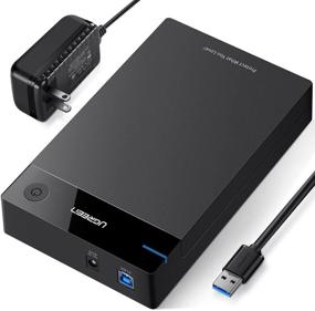 img 4 attached to 📁 UGREEN External Hard Drive Enclosure: USB 3.0 SATA SSD HDD Case with UASP, 12V Power Adapter - Compatible with WD Seagate Toshiba Samsung Hitachi, PS4 Xbox