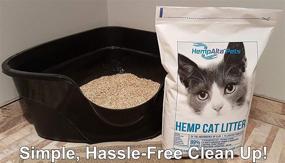 img 1 attached to 🐱 HempAlta Pets Premium Organic Hemp Cat Litter: Natural, Lightweight, Odorless, Flushable & Low Dust
