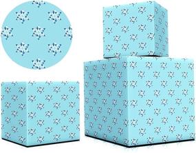 img 1 attached to Happy Hanukkah Gift-Wrap Chanukah: 🎁 4 Variety Pack, 17.5in. X 144in. Each