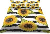 sunflower comforter comfortable bedding 90x90in logo