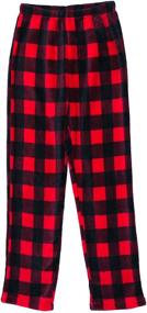 img 2 attached to Уютно и комфортно: мягкие пижамные штаны «Принц сна» - флисовые пижамы для мальчиков