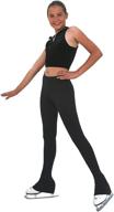 🧥 polartec adult p83 polar fleece figure skating pants - chloenoel logo