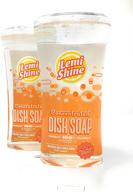 🍋 lemi shine concentrated lemon-scented liquid dish and hand soap, 22 fl oz (pack of 2) logo