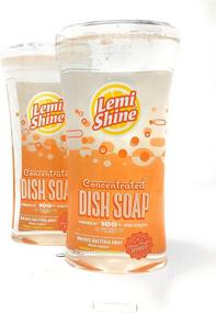 img 2 attached to 🍋 Lemi Shine Concentrated Lemon-Scented Liquid Dish and Hand Soap, 22 FL OZ (Pack of 2)