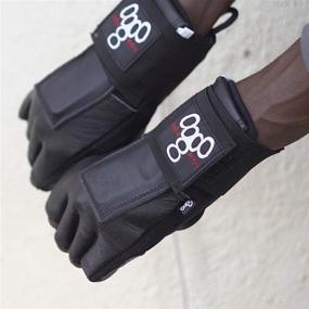 img 1 attached to 🛹✋ Triple Eight Skateboarding Wrist Guard Gloves - Optimal Protection for Your Hands