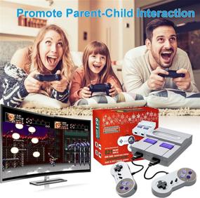 img 2 attached to 🎮 LIFTREN Портативная игровая приставка с 821 встроенной игрой, HDMI HD-выход - идеальный подарок для детей на день рождения и сохранение счастливых детских воспоминаний - получите свою классическую ретро-игровую приставку из детства!