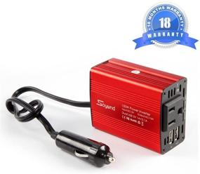 img 3 attached to 🚗 Soyond 150W Car Power Inverter Charger: DC 12V to 110V AC Converter with Dual USB Charger - Efficient and Reliable!