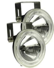 img 1 attached to 💡 Hella H71010451 Optilux 2500 Angel Eye Halogen Driving Lamp Kit: High-Performance, 12V/55W