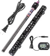 high performance submersible aquarium heater with auto thermostat & led temperature display - ideal for fish tank water логотип