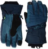 oakley mens snow glove blackout men's accessories in gloves & mittens logo