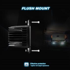 img 2 attached to 💡 Nilight LED Light Bar 2PCS 18W Flush Mount Flood Off Road Lights - Buy Now!