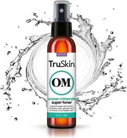 img 1 attached to Revitalize, Hydrate, and Renew: TruSkin Daily Facial Super Toner - Perfect for Every Skin Type, Infused with Glycolic Acid, Vitamin C, Ocean Minerals, and Organic Anti-Aging Ingredients