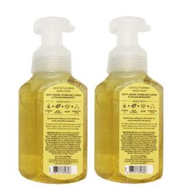 img 1 attached to Bath and Body Works Gentle Foaming Hand Soap, Kitchen Lemon 8.75 Ounce (2-Pack): Refreshing Citrus Scent for Clean and Soft Hands