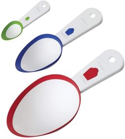 img 1 attached to Wilton Scoop-It Batter Spoons: Set of 3 for Effortless Baking Bliss