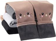 🧣 irelia winter cotton fleece leggings for girls: ideal girls' clothing and leggings for warmth logo