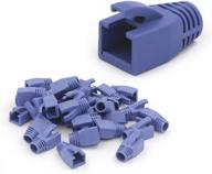 premium vce 30 pack ethernet connector boots in striking blue - ultimate cable protection solution логотип