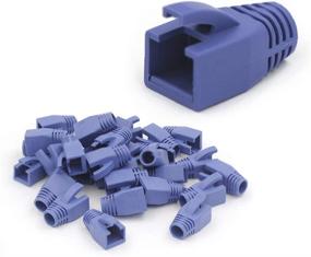 img 4 attached to Premium VCE 30 Pack Ethernet Connector Boots in Striking Blue - Ultimate Cable Protection Solution