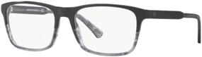 img 3 attached to Eyeglasses Emporio Armani BLACK STRIPED Men's Accessories