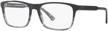 eyeglasses emporio armani black striped men's accessories logo