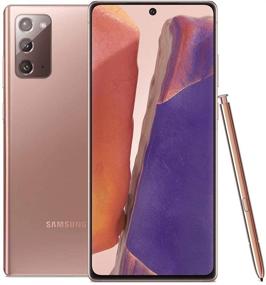 img 4 attached to Samsung Galaxy Note 20 N980F/DS 256GB Mystic 📱 Bronze - GSM Unlocked, International Version (No US Warranty)