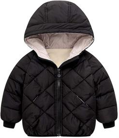 img 3 attached to Curipeer Jacket Toddler Hooded Clothing Boys' Clothing