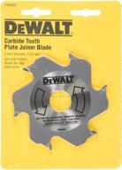 durable dewalt plate joiner blade, 4-inch carbide 🔪 tip, 6-tooth – enhance precision and efficiency with dw6805 logo