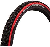 🔥 panaracer fire xc pro tr folding tire, 26 x 2.10-inch, red: high-performance off-road tire for maximum traction and durability logo