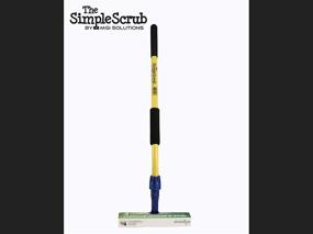 img 3 attached to 🧼 The Simple Scrub Shorty: Efficient Tile + Shower Scrubbing Mop Brush for Effective Cleaning in Bathrooms, Kitchens, and Hard to Reach Areas