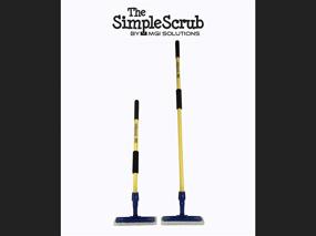 img 2 attached to 🧼 The Simple Scrub Shorty: Efficient Tile + Shower Scrubbing Mop Brush for Effective Cleaning in Bathrooms, Kitchens, and Hard to Reach Areas
