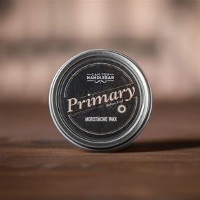 img 2 attached to 🧔 Men's Medium-Hold Moustache Wax - Primary Moustache Styling Wax with All-Natural Ingredients - 1 Oz. Crushproof Stainless Steel Tin
