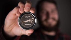 img 3 attached to 🧔 Men's Medium-Hold Moustache Wax - Primary Moustache Styling Wax with All-Natural Ingredients - 1 Oz. Crushproof Stainless Steel Tin