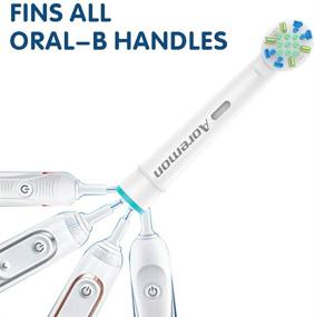 img 1 attached to 🦷 Aoremon 12Pack Replacement Brush Heads for Oral b Braun Floss Action Pro 7000 Pro 1000 Pro 3000 Pro 5000 Vitality Toothbrush Models