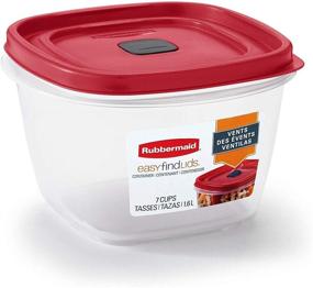 img 3 attached to 🍱 Rubbermaid 7 Cup Food Storage Container 3-Pack - Clear, Durable, and Versatile