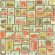 🌎 karen foster design world stamps scrapbooking paper - 25 sheets, 12 x 12: explore global themes in your creations logo