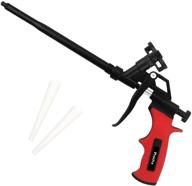 🔫 professional foam gun by preciva for heavy duty pu expanding foam caulking, sealing, and filling applications - ideal for home and office use logo