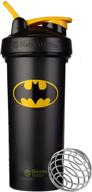 🦇 enhance your workouts with the blenderbottle justice league classic v2 shaker bottle - batman edition (28-ounce) logo