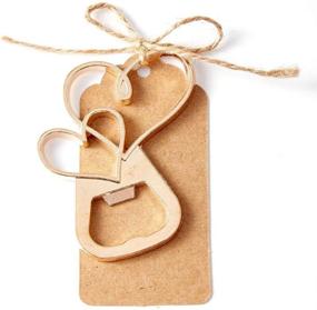 img 1 attached to 💖 AWTLife 30 Pcs Double Heart Bottle Opener Wedding Favors: Perfect Party Souvenirs for Weddings & Christmas Celebrations