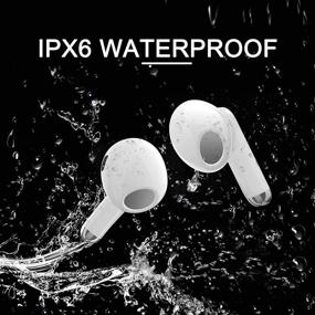 img 1 attached to Bluetooth Headphones Reduction Earphones Waterproof Headphones