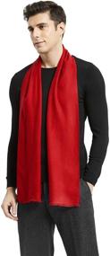 img 1 attached to Luxurious Winter Cashmere Fashion Formal Scarves: Style and Warmth Combined!