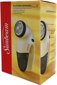 img 2 attached to Sunbeam S-15 Travel Clothes Fabric Shaver: Effective White Lint and Pill Remover