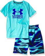 🩳 boys' swim trunks by under armour logo