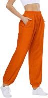 👖 cyinu women's high waisted sweatpants joggers with pockets - fall winter workout, yoga, and casual pants logo